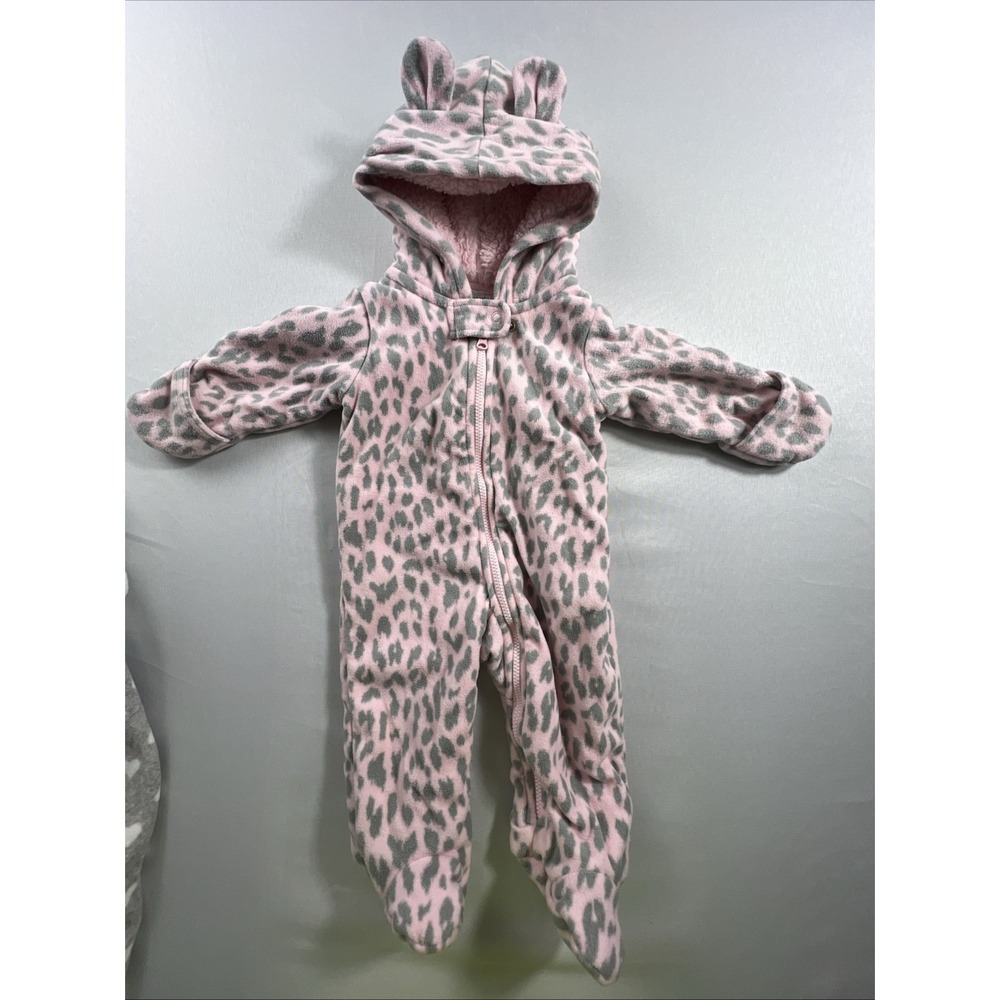 Lot of 4 Baby Girl Fleece CARTER'S Outerwear/Jackets/ Outfit 3 months - Picture 2 of 15